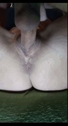 lover's cum flooded wife's pussy