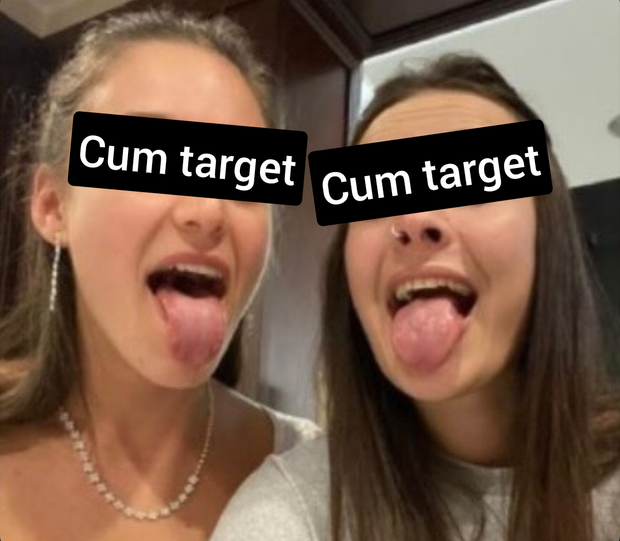 Choose one teen cum target . Left slut or right ? Waiting for dirty comment and cum tribute