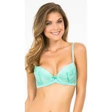 Delicious green bra with divine flirty bow