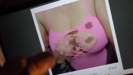 @irmbrd such a yummy load on my tits. So fucking hot. Watching you jack off on me.