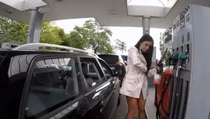pumping gas