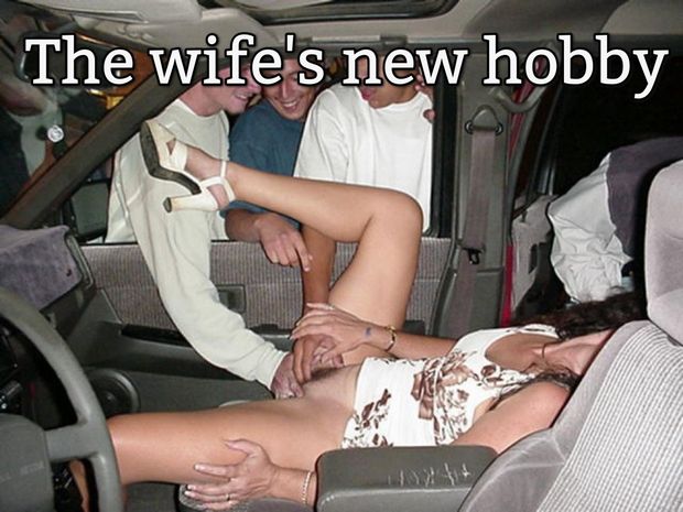 Slut wife in action