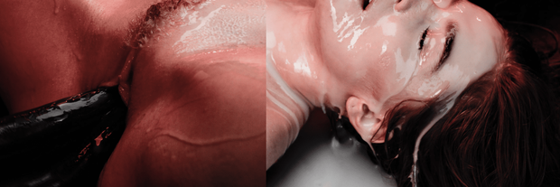 Pornstars full of cum on Hentaied
