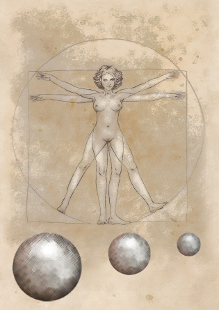 La Femme de Vitruve, by Alain Clélia De Barbieri
