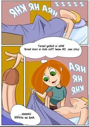 Excited Kim a Ron Erect Cock