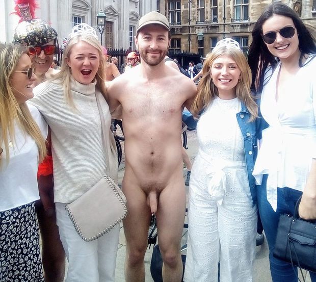 nude guy in the street