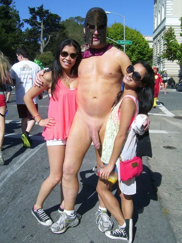 guy and two chicks