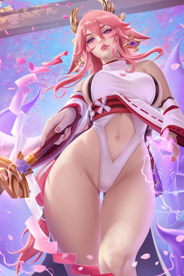 Yae Miko by Prywinko