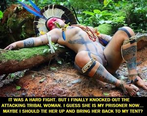 Tribal woman caught