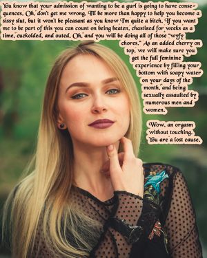 I am pathetic, M'lady