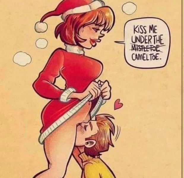 Kiss me under the cameltoe