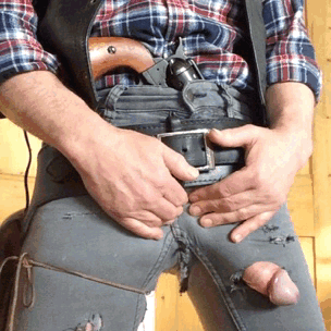 Is that a gun in your pants or are you happy to see me?
Keep pushing it like that ... and it's gonna go off.
(Connor Maguire)