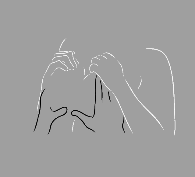 touching