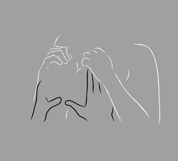 touching