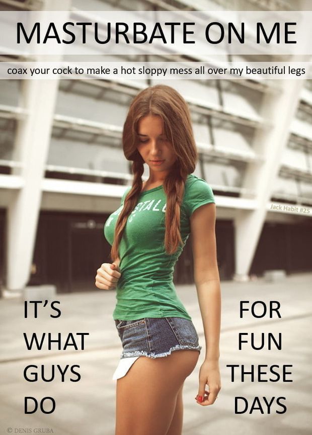 On your legs??