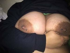 My exgirlfriends big dark nipples