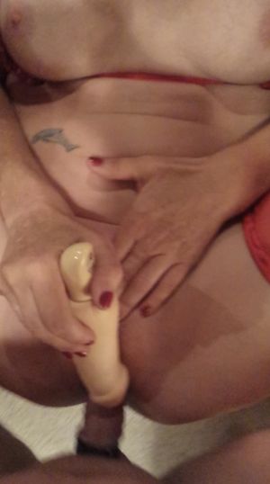 Cumming on my cock