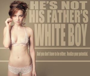 Not his father's white boi