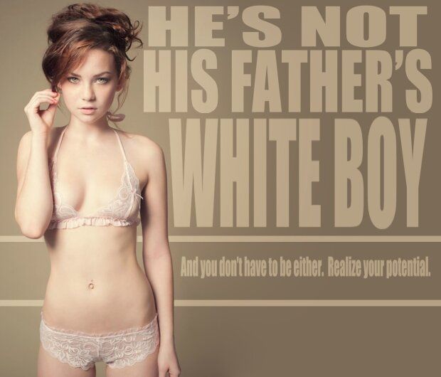 Not his father's white boi