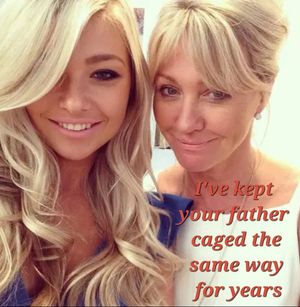 Wife makes you show her mother your new dick cage