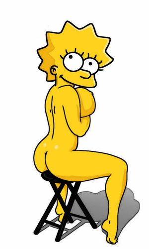 Lisa Simpson bouncing her huge tits