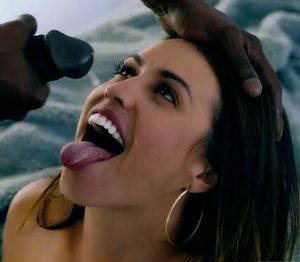 Cumshot on beautiful Kelsi Monroe