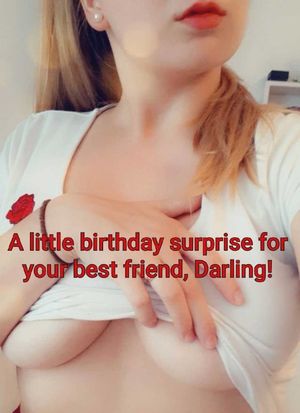 It's a present that still wrapped..up to him if he unwraps it all the way