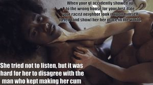 As he makes her gush all over his foot-long beer can of a cock for the 8th time, shes thinking he's got a point about the superiority thing