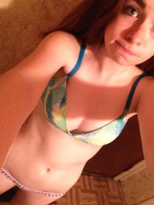 freckled cutie in bikini 4