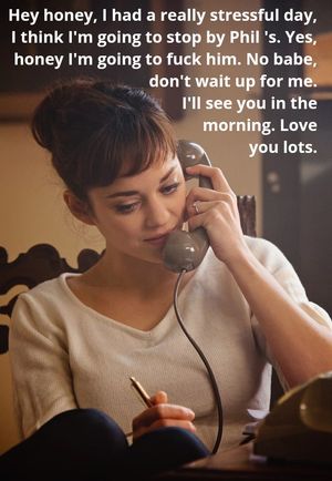 I had a really stressful day, I think I'm going to stop by Phil's.