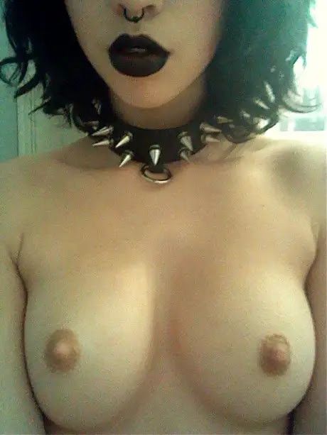 cute tits of a goth