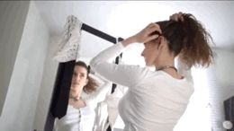 Sexy plays with daddy