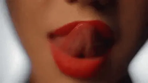 a cock for this wonderful mouth, please.