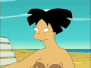 Amy Wong with the spray-on bikini