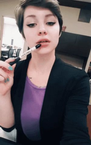 cutie ahegao short hair