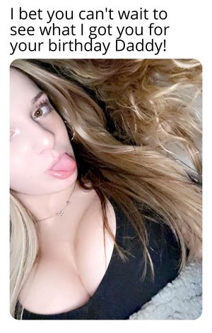 Keyra is daddy's present