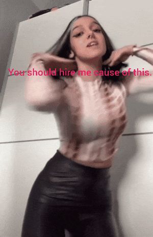 He asked me for a reason to hire me at the company