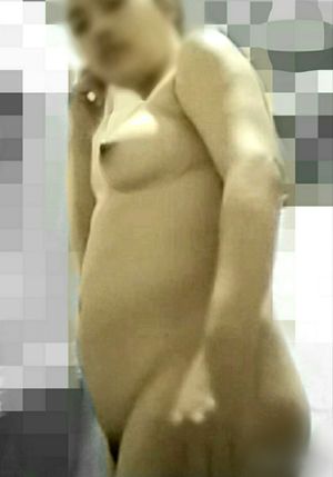 Sneak peek at her sister's nude photos on her phone.