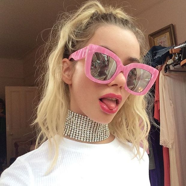 Cum On My Glasses and Tongue
