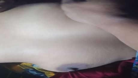 Beautiful woman big boob press cute nipples and big boob press fucking woman big pussy hole and ass hole fuck