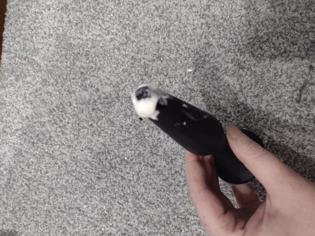 toothpaste on my buttplug before I inserted it