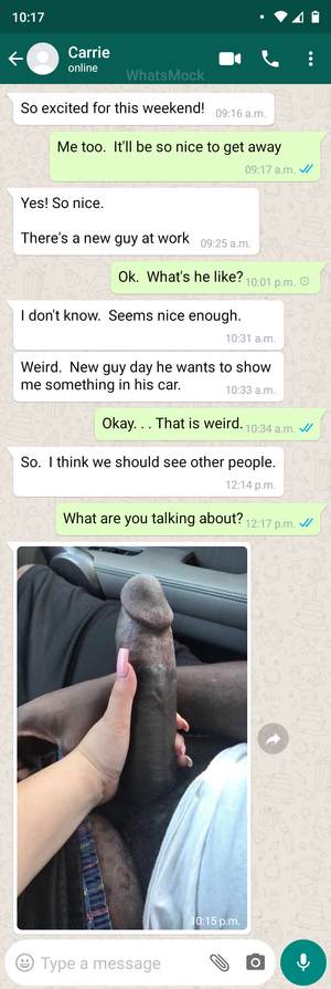 New guy at work means new cock at work.