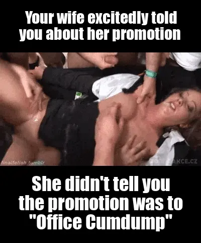 She comes home with a lot of white stains on her clothes.