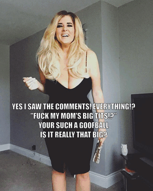 YOU'RE NOT CLEVER BITCH