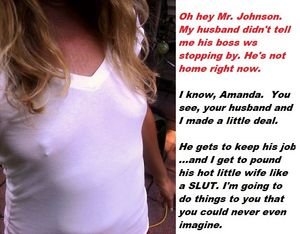 Hubby's Boss stopped by