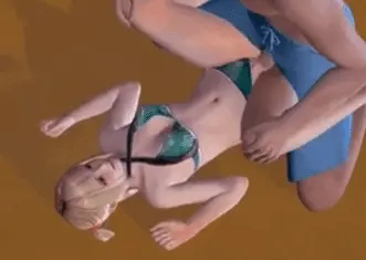 Marie Rose have a fun day at the beach