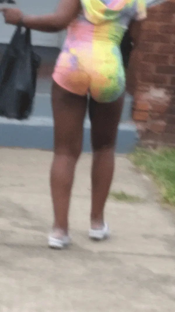 Made a gif of her fat ass walking away