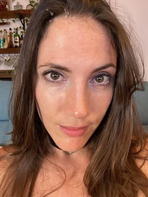 Kim Myseetapple's face after playing around