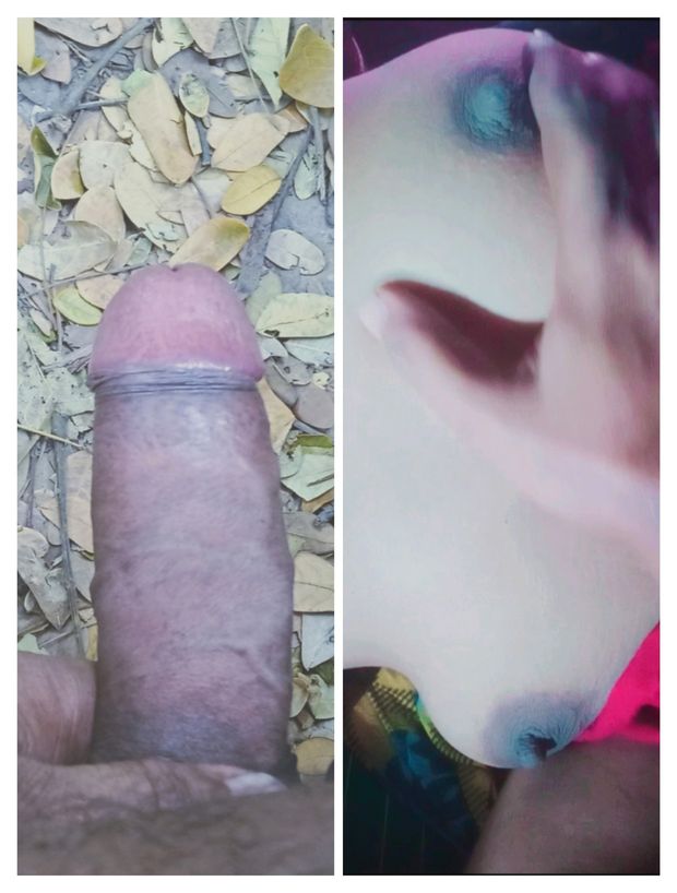 Beautiful woman big boob press