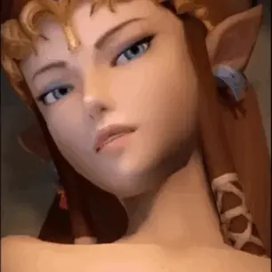 Zelda riding